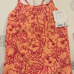 Athleta Girl Pink and Orange Cannonball 2.0 Shorts